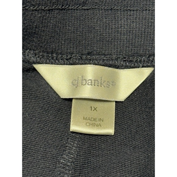 CJ Banks Pants Womens 1X Blue Pull On Comfort Waist Mature Pockets‎ - Picture 3 of 7